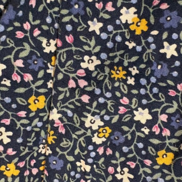 Polo Ralph Lauren Girls Blue Floral Cotton Dress 6X Sleeveless Pockets - Picture 4 of 11